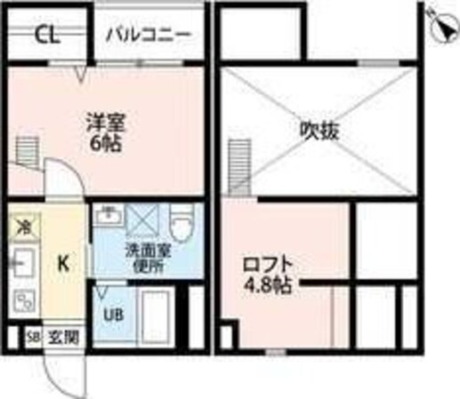 ブドワール塩池の物件間取画像